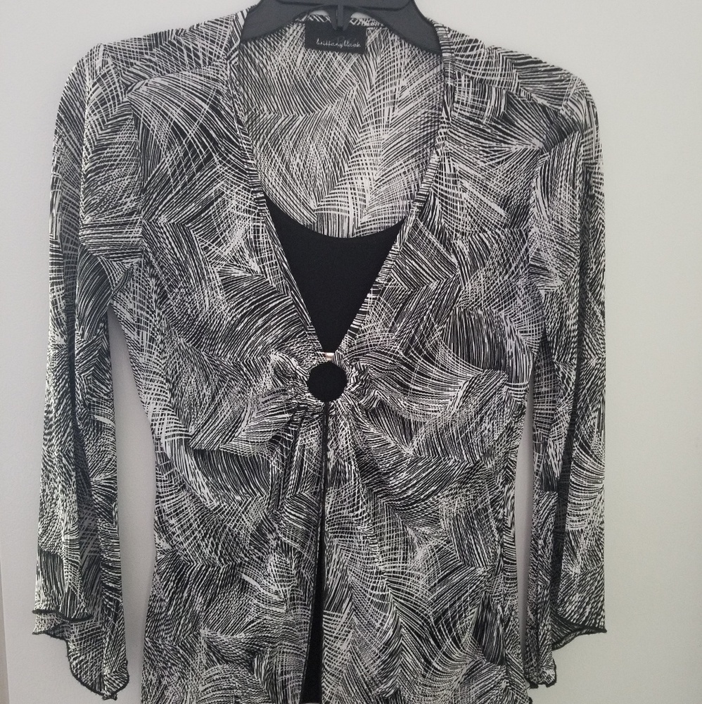 Brittany Black Blouse